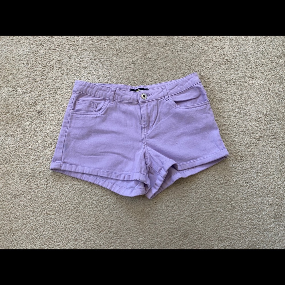 Mim lavender shorts European Brand purple sz 6